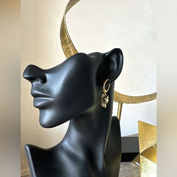 Bohemian moon and sun hoop A899 - Picture 4 of 4